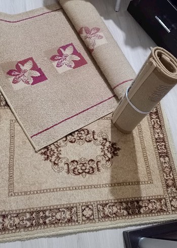 Bordo Nakışlı Klasik Yolluk, Paspas - Görsel 3