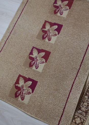 Bordo Nakışlı Klasik Yolluk, Paspas - Görsel 2