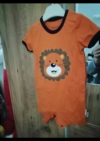 Kısa Kollu Bebek Tulum - Görsel 2