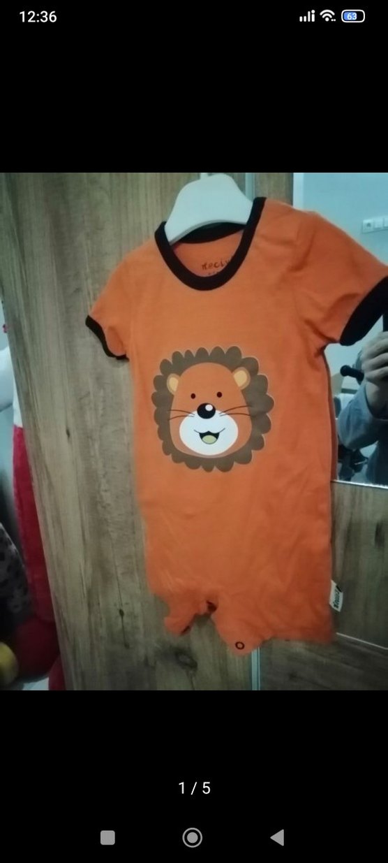 Kısa Kollu Bebek Tulum - Görsel 2