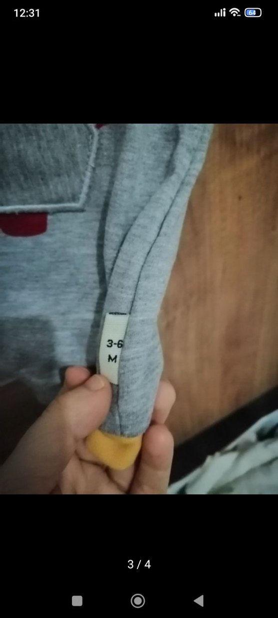 Çizgili ve Dinozorlu Bebek Tulum - Görsel 3