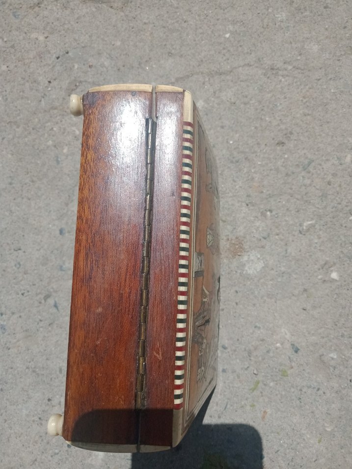 Antik mini sandık - Görsel 5