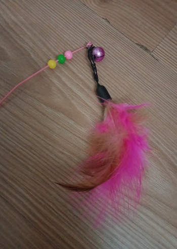 Renkli Tüylü Kedi Oyuncağı - Görsel 2