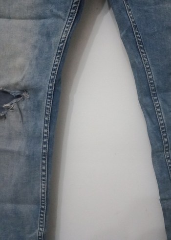 Gri Mavi Kot Pantolon - Görsel 3