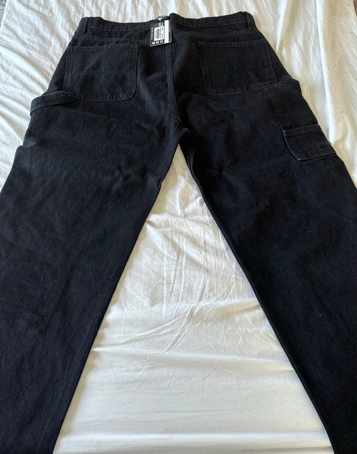 Jaded London Örümcek Ağı nakışlı Siyah denim Pantolon — görsel 4/7