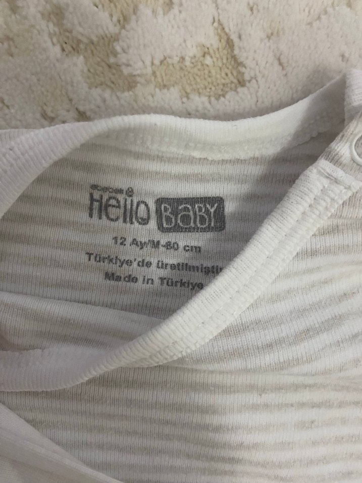 Uzun Kollu Pamuklu Bebek Body 2'li Set - Görsel 3