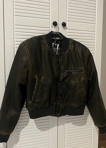 xs Beden h&m deri ceket