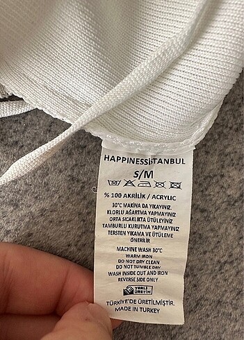 m Beden HAPPINESSİSTANBUL CROP
