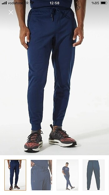 m Beden Under Armour Tricot Jogger Lacivert Eşofman Altı