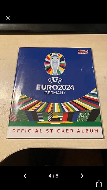 Beden Euro 2024 Topps Albümü + Sticker (600 Adet)