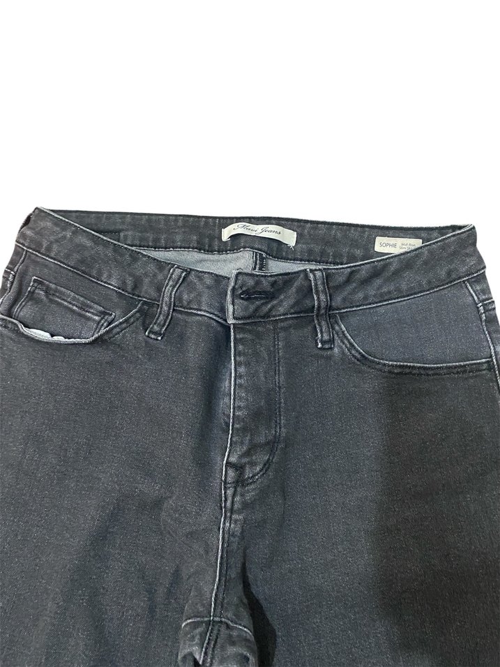 Gri  Regular Fit Kadın Kot Pantolon - Görsel 2