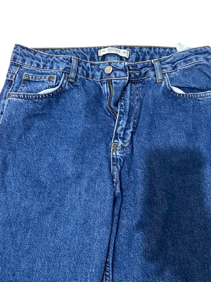 Koyu Mavi  Kadın Denim Jean - Görsel 2