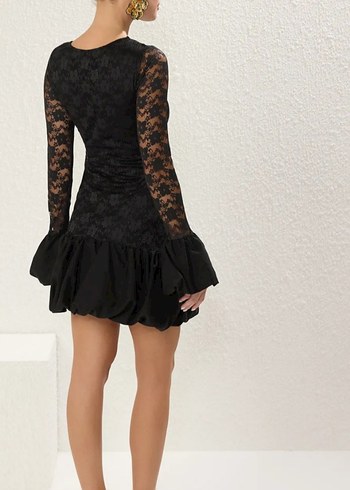 Trendyol & Milla Dantel Detaylı Siyah Mini Gotik Elbise TPRSS25EL00240