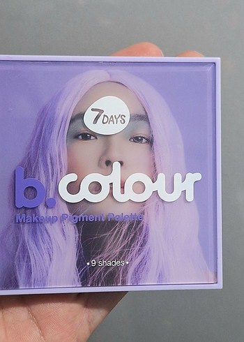 7days b.colour LİLA FAR PALETİ - Görsel 2