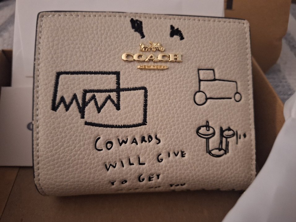 J.BSQT X Coach SNAP WALLET ORJINAL - Görsel 2