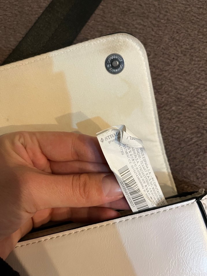 Minimalist Beyaz Deri Kadın Çanta - Görsel 2