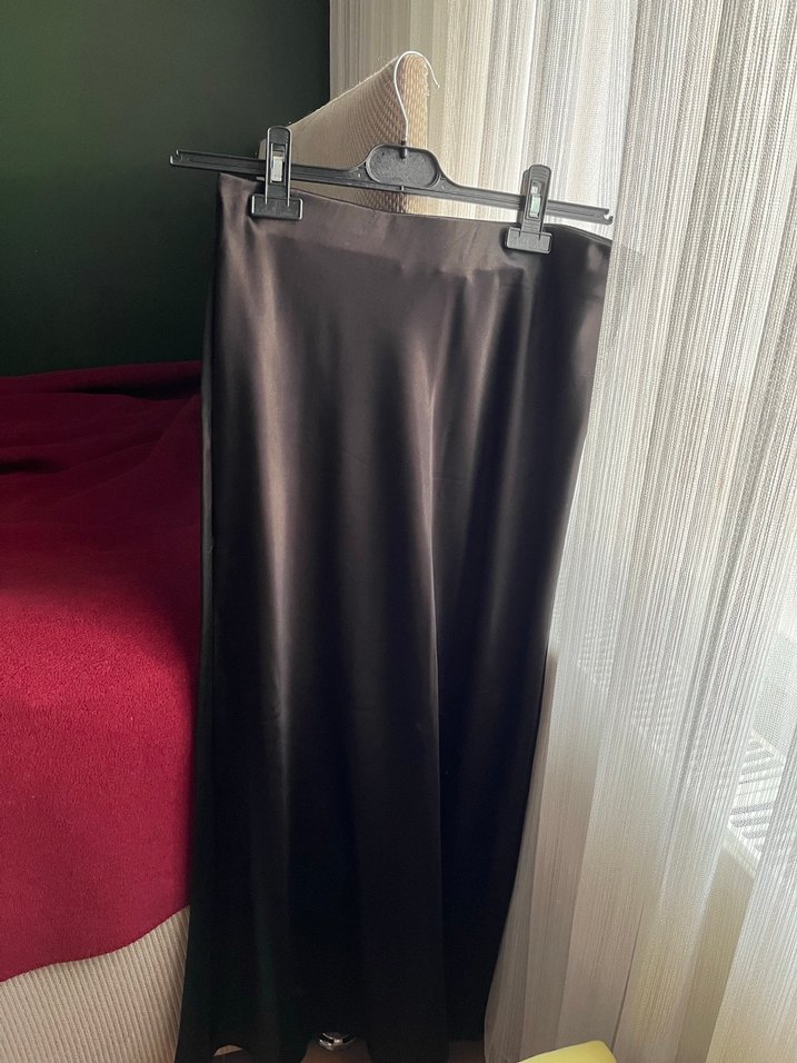 Siyah  Uzun Kadın Etek - Görsel 2