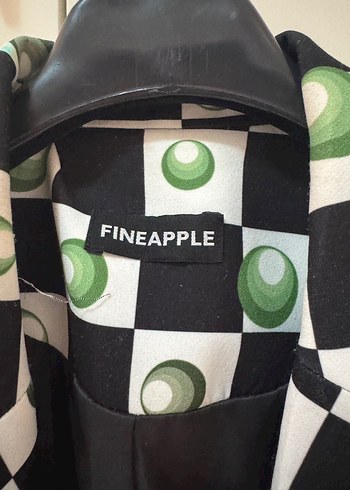 Yeşil Puantiyeli Regular Fit Kadın Blazer - Görsel 4