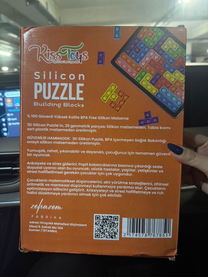 3D Silikon Yapboz Blokları 26 Parça - Görsel 2