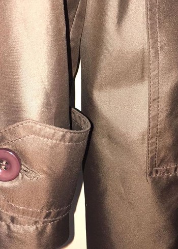 Kahverengi Midi Kadın Trençkot - Görsel 3