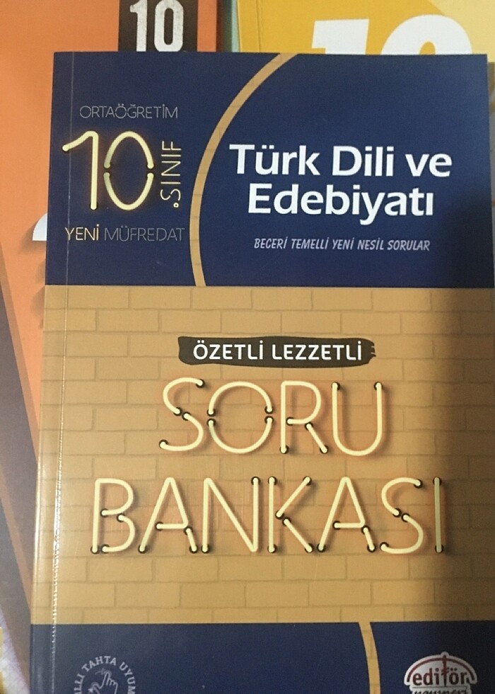 10. SINIF EDEBİYAT BİYOLOJİ KİMYA TEST KİTABI 3LÜ - Görsel 4