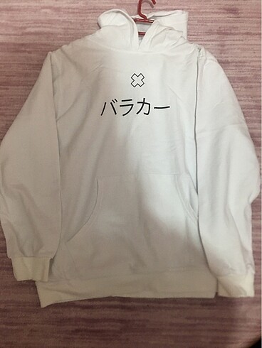 Erkek Sweatshirt baskılı japonca L beden