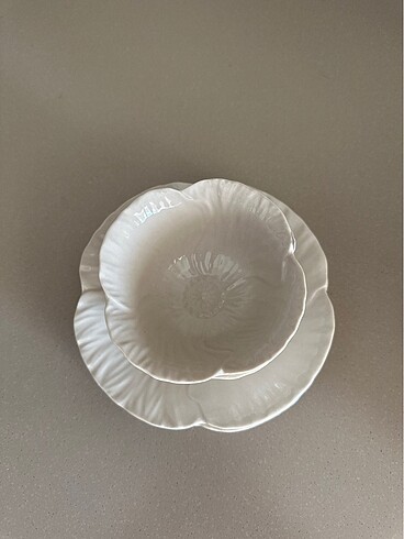  Beden H&M home küçük 2 kase ve 2 tabak