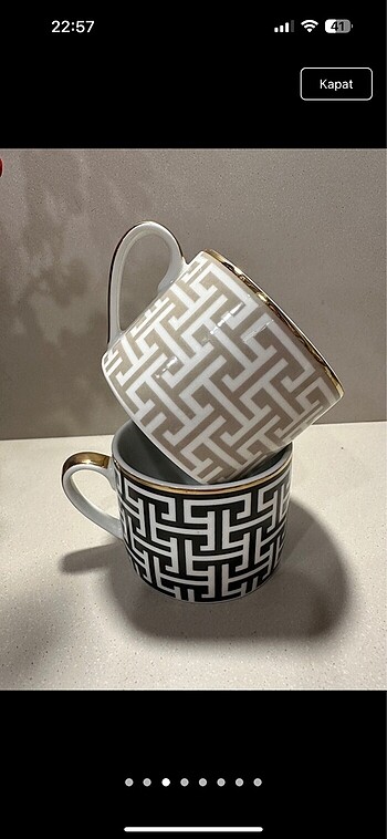  Beden H&M home 2 adet fincan
