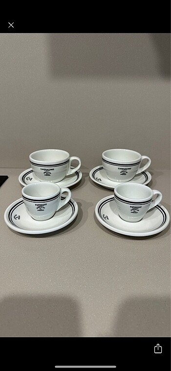 H&M home 4 fincan 4 tabak