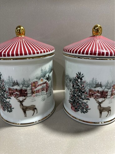  Beden çeşitli Renk H&M home 2 adet kavonoz