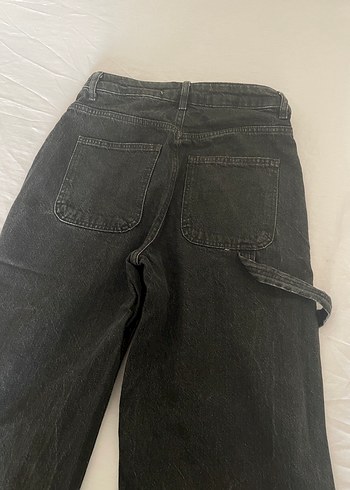 Koton Düğmeli Siyah Kot Pantolon