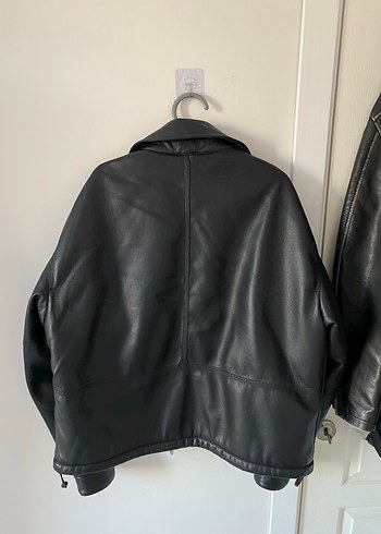 Zara Kalın Deri Ceket - Görsel 2