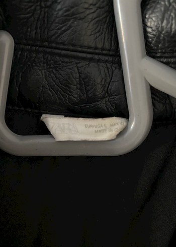 Zara Kalın Deri Ceket - Görsel 3