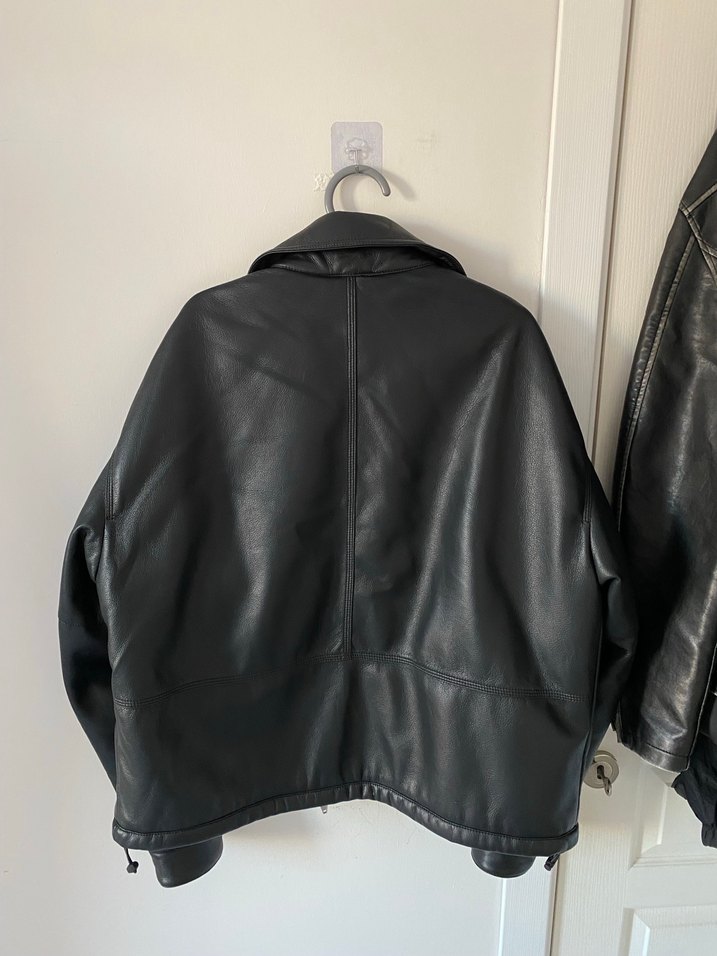 Zara Kalın Deri Ceket - Görsel 2