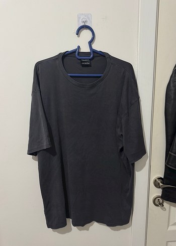 Pull and Bear Pull Bear Gri T Shirt