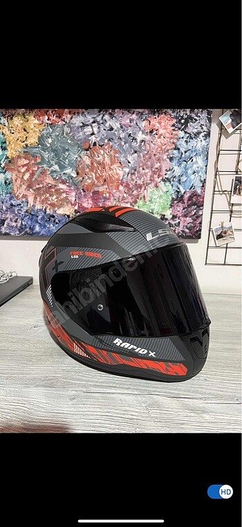 motosiklet kask - Görsel 6