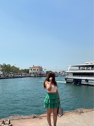 s Beden yeşil Renk yeşil etek