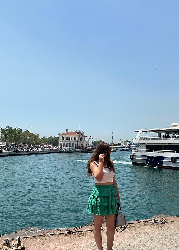 yeşil etek - Görsel 4