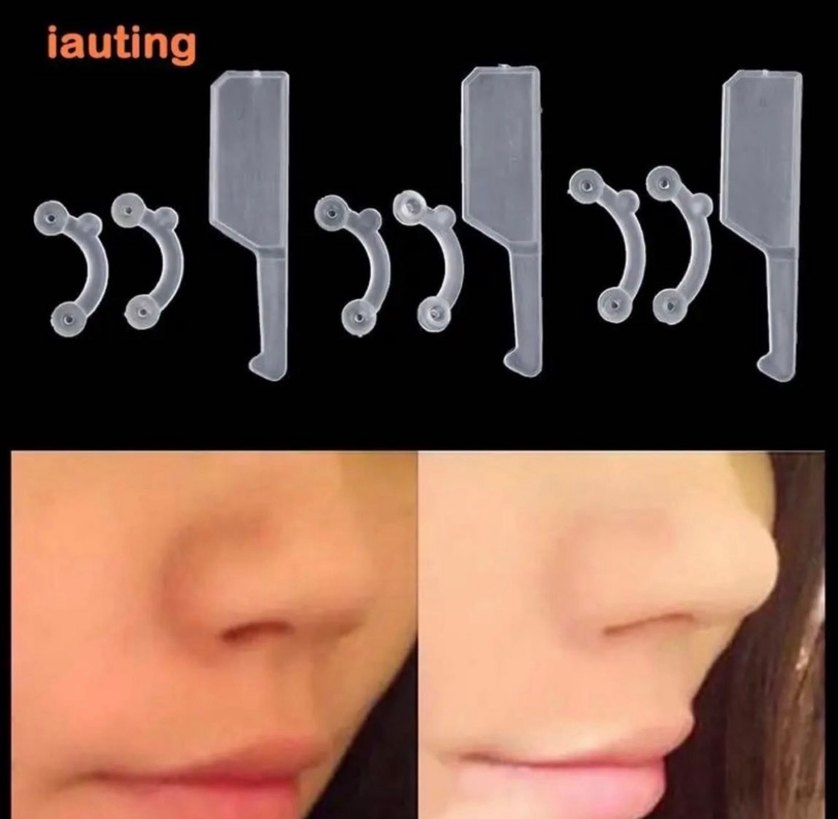 ŞEFFAF GÖRÜNMEZ BURUN KALDIRMA APARATI - Görsel 4