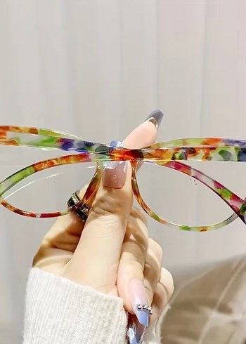 ÇOK ŞIK OVAL DESENLİ BAYAN OKUMA GÖZLÜĞÜ - Görsel 5