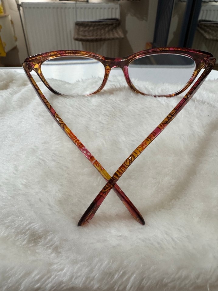 ÇOK ŞIK OVAL DESENLİ BAYAN OKUMA GÖZLÜĞÜ - Görsel 5