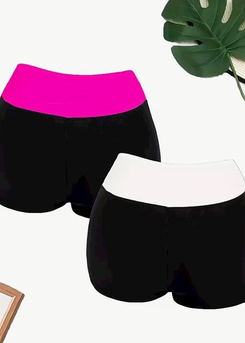 42 Beden siyah Renk Çizgili Siyah Beyaz Kadın Bikini Takımı