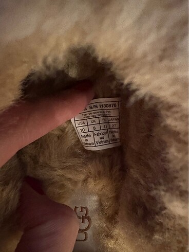 41 Beden camel Renk Ugg orjinal terlik