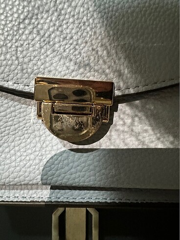 Beden mavi Renk Stradivarius buz mavi çanta