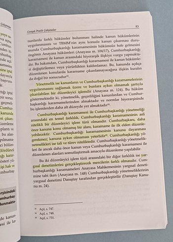 Anayasa Hukuku Pratik Çalışmaları