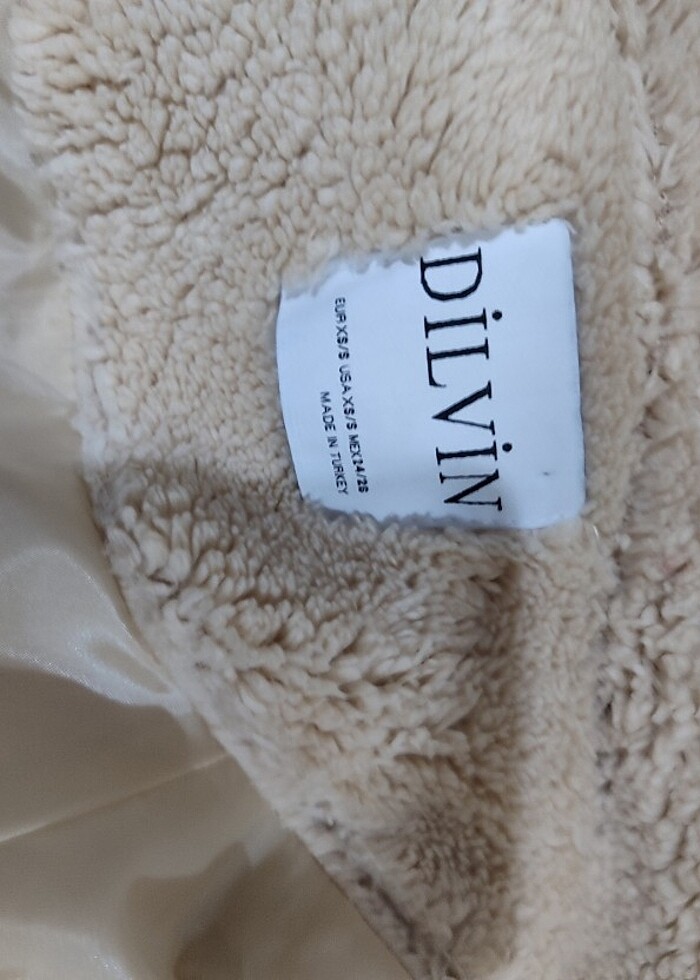 Dilvin peluş ceket - Görsel 3