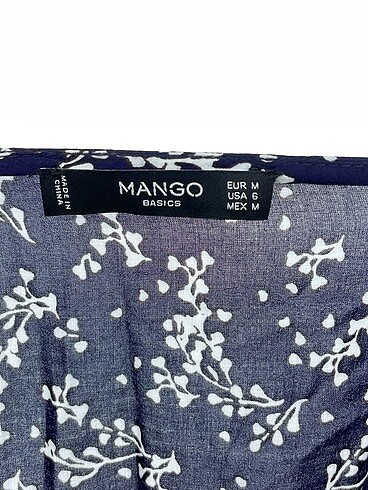 m Beden lacivert Renk Mango Bluz %70 İndirimli.