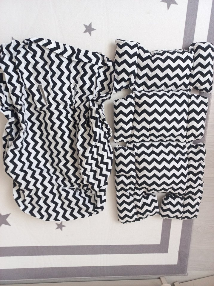 Zebra Desenli baby nest ve emzirme önlüğü - Görsel 2