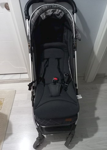 Gri Katlanabilir kabin boy Bebek Arabası - Görsel 6