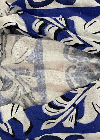 Zara Marka Uzun Desenli Bohem Kadın Elbise - Görsel 4